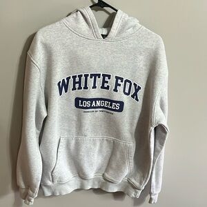 white fox hoodie